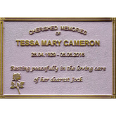 Brass Memorial Plaques: Custom Sizes & Finishes